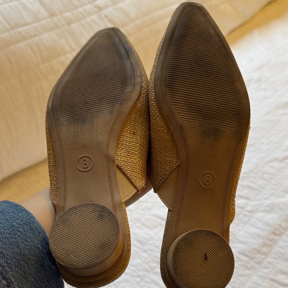 a new day Tan Woven Mules - Picture 3 of 3